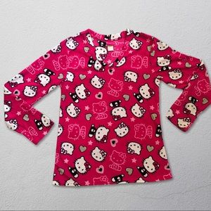 Hello Kitty Sleepwear Pajama PJ Top Shirt L